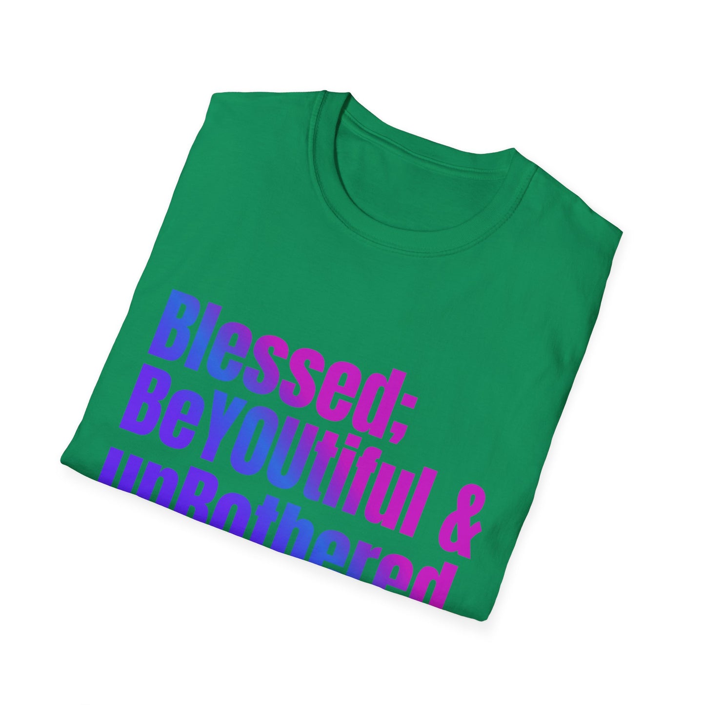 Inspirational Quote T-Shirt - "Blessed; BeYOUtiful & unBothered" | Motivational Gift for Self-Love, Mental Health Awareness, Birthday Gift, [...]