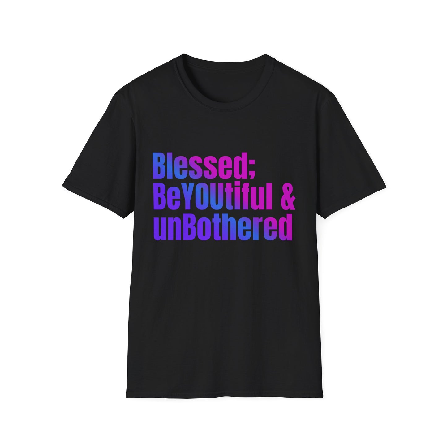 Inspirational Quote T-Shirt - "Blessed; BeYOUtiful & unBothered" | Motivational Gift for Self-Love, Mental Health Awareness, Birthday Gift, [...]