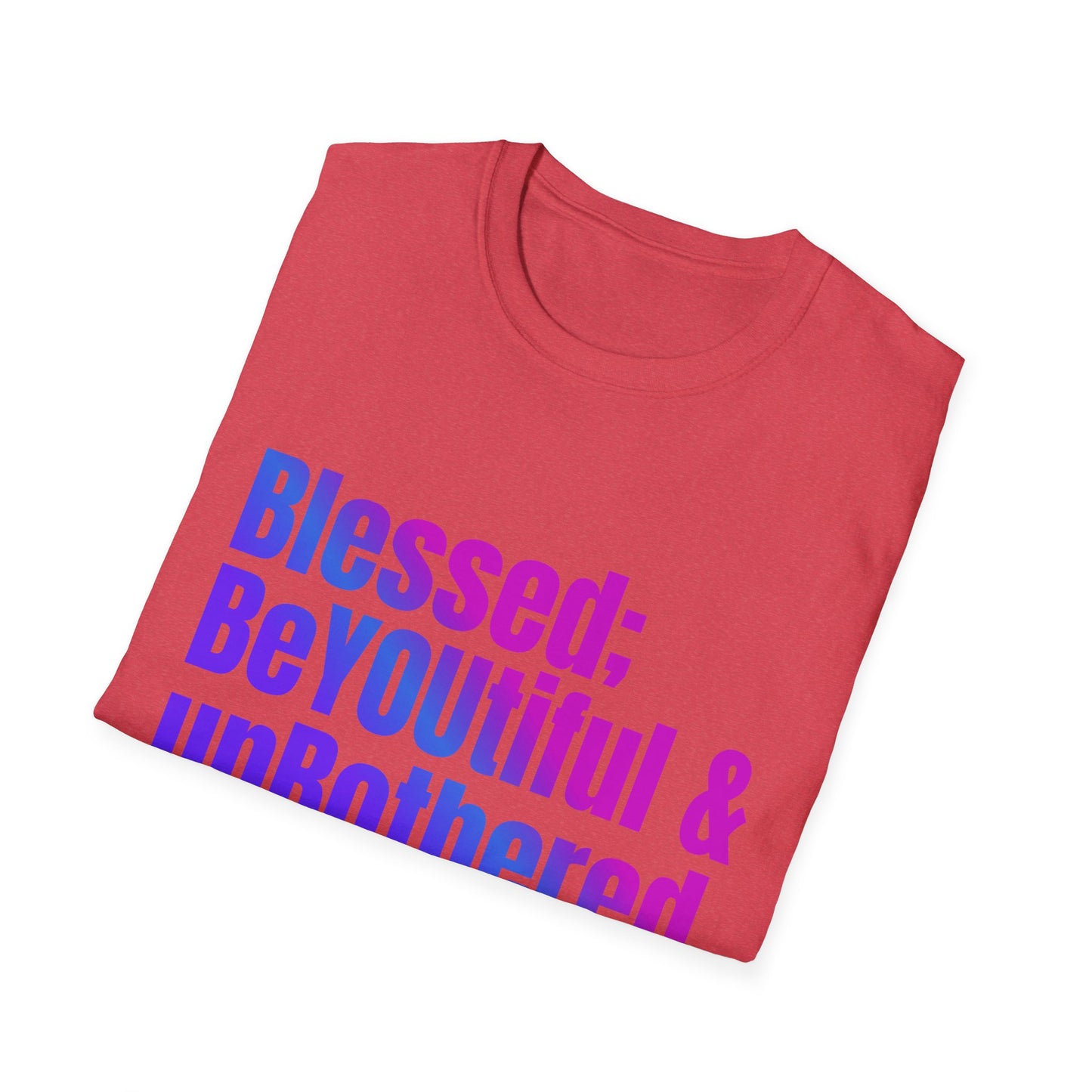Inspirational Quote T-Shirt - "Blessed; BeYOUtiful & unBothered" | Motivational Gift for Self-Love, Mental Health Awareness, Birthday Gift, [...]