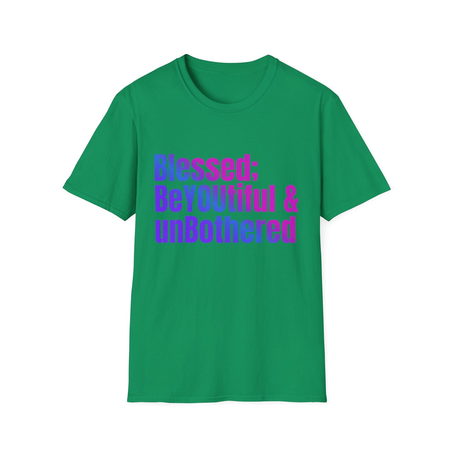 Inspirational Quote T-Shirt - "Blessed; BeYOUtiful & unBothered" | Motivational Gift for Self-Love, Mental Health Awareness, Birthday Gift, [...]