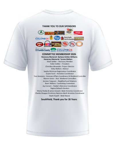 2026 Official Southfield Reunion Shirt- “Our Neighborhood Our Story”