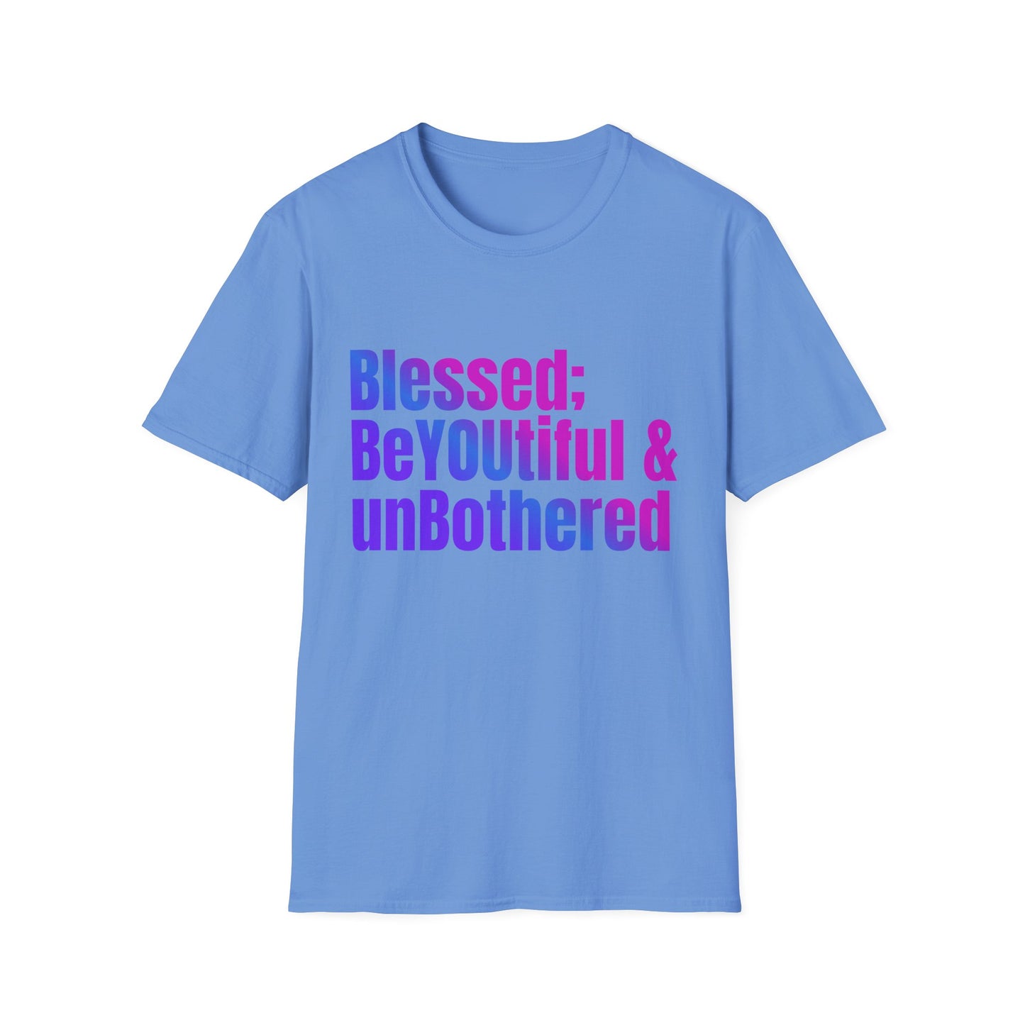 Inspirational Quote T-Shirt - "Blessed; BeYOUtiful & unBothered" | Motivational Gift for Self-Love, Mental Health Awareness, Birthday Gift, [...]