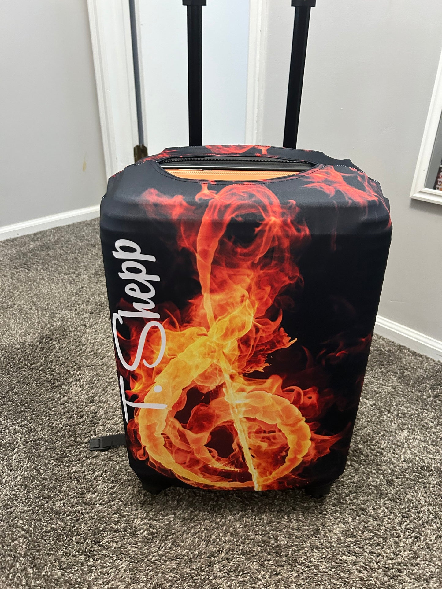 Custom Luggage Cover  (Medium)