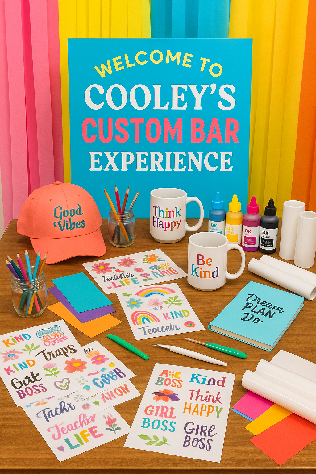 Cooley’s Custom Bar Experience - Basic Package: Step 2