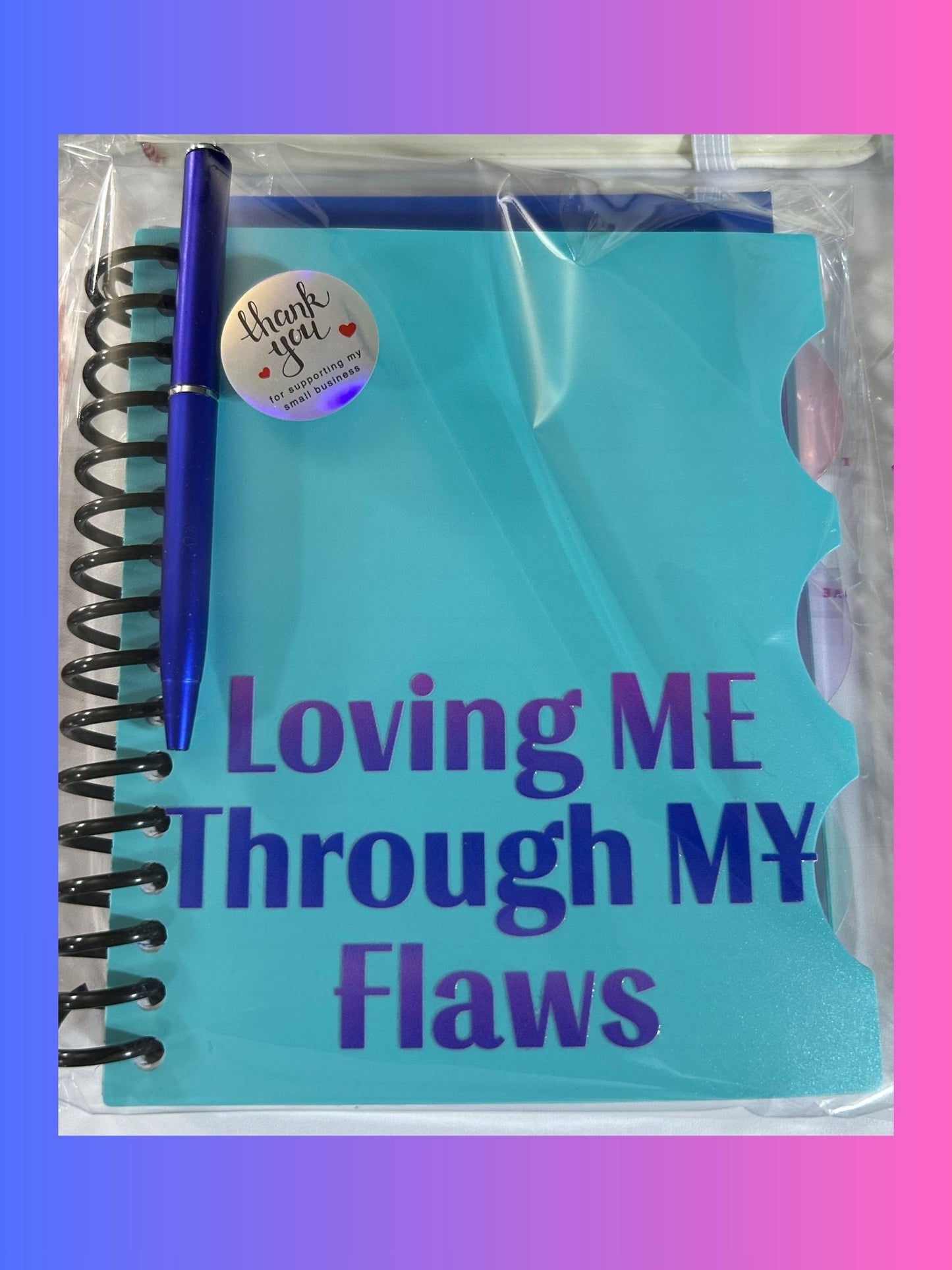 LIMITED TIME: Mini Motivational Bundle - 5-Section Tab Journal & Mini Pen