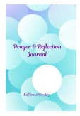 Journal - Prayer and Reflection Journal with Inspirational Quotes - Blank Lined Journal