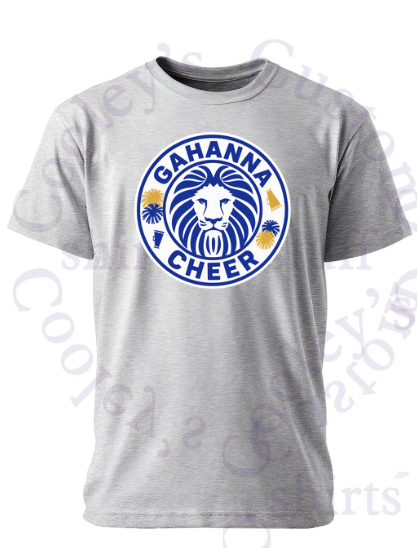 Gahanna Cheer Spirit Shirt (Gray or Gold)